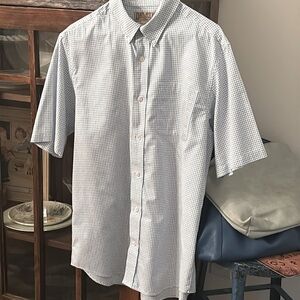 Duluth Trading Co. Gingham Button Down Shirt. Men’s Sz-M